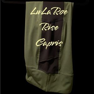 🖤💚LuLaRoe 1X Rise Capri Pant💚🖤
